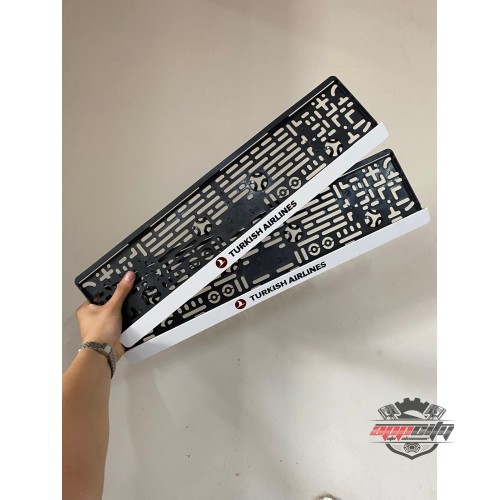 Turkish Airlines Özel Tasarım Lüks Pleksi Plakalık